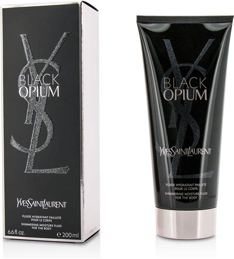 yves saint laurent lait pour le corps|BLACK OPIUM .